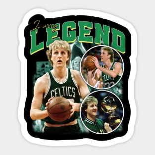 Larry Bird Legend Air Bird Basketball Signature Vintage Retro 80s 90s Bootleg Rap Style Sticker